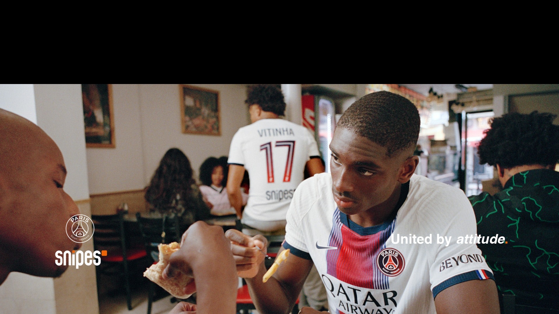 PSG x Snipes United by attitude (publicité), production MARAMEO, image 1